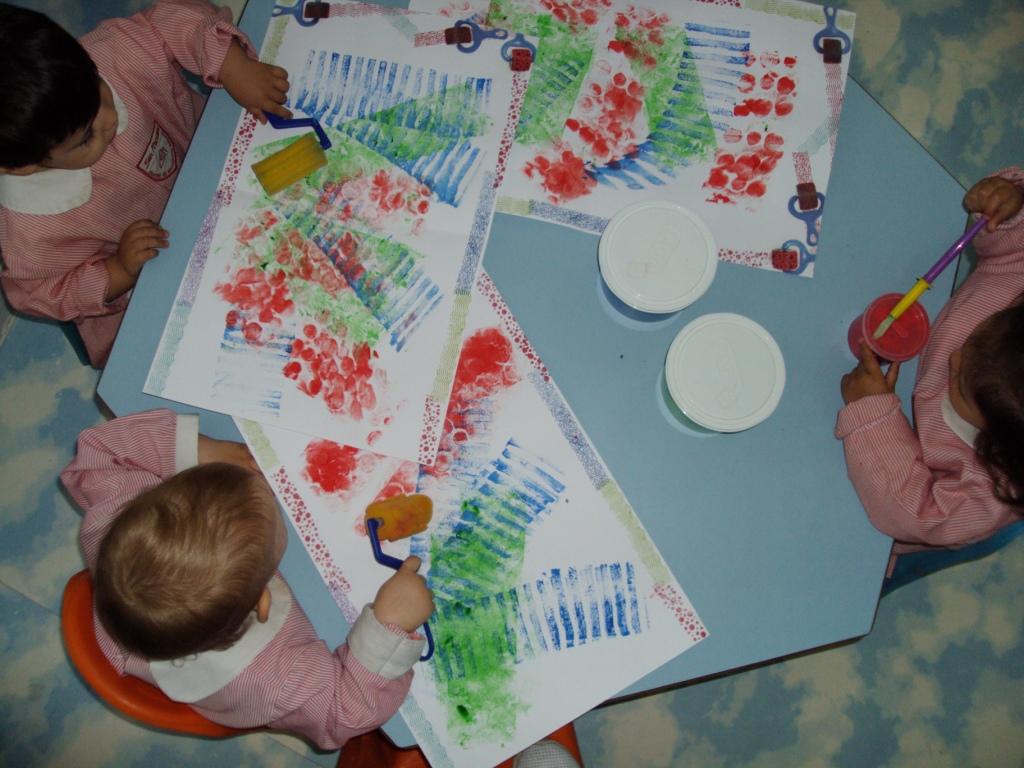 Los niños y niñas se acercan al arte a través de los colores